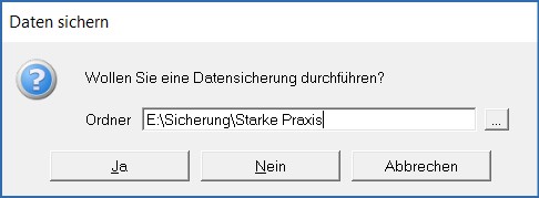 Datensicherung